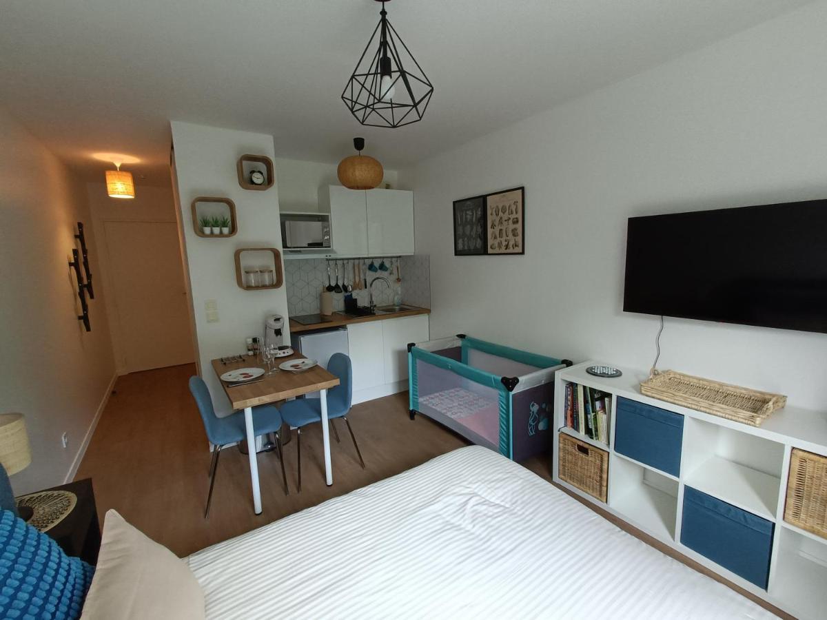Studio Cosy Neuf + Lit Bebe A 4 Minutes Rer A Montevrain Ngoại thất bức ảnh